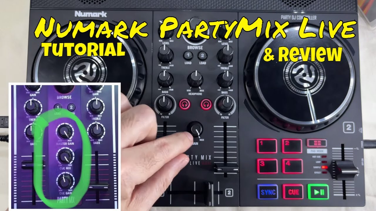 Numark Partymix Live Serato DJ controller Tutorial & Review. #MasterAndMakeMoney