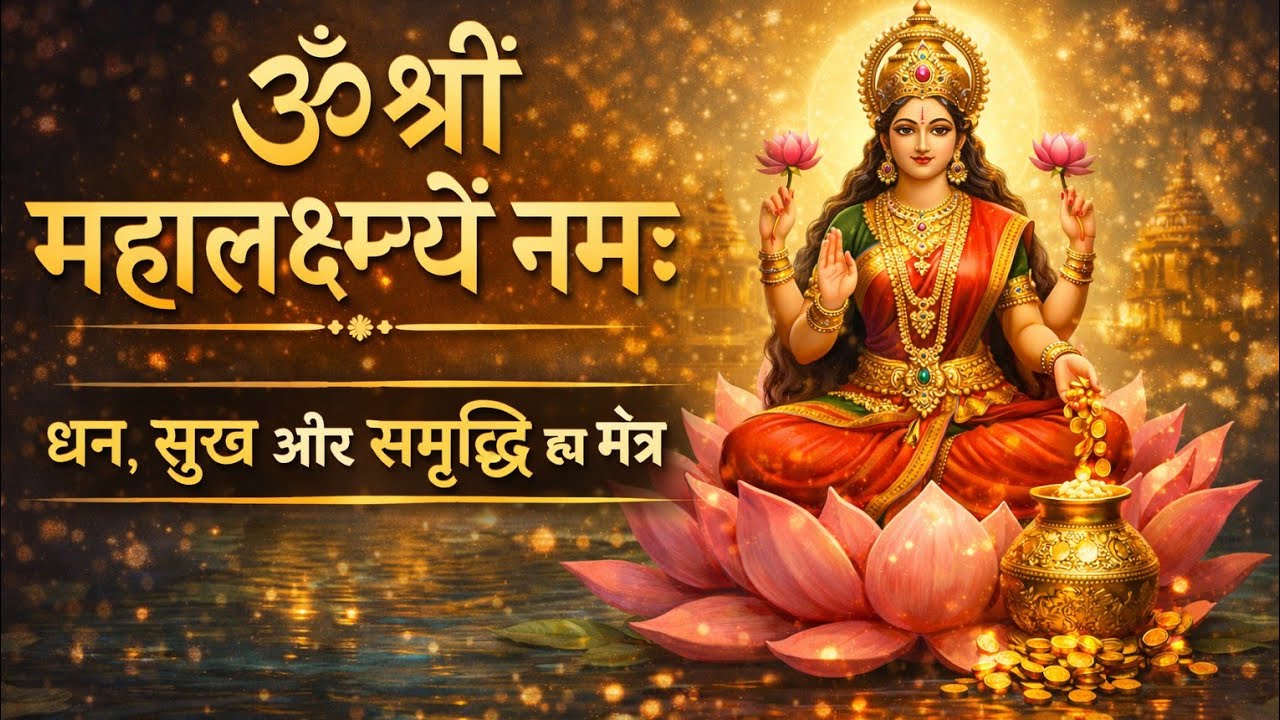 ॐ श्रीं महालक्ष्म्यै नमः धन, सुख और समृद्धि का शक्तिशाली मंत्र”ॐ श्रीं महालक्ष्म्यै नमःmoney attract