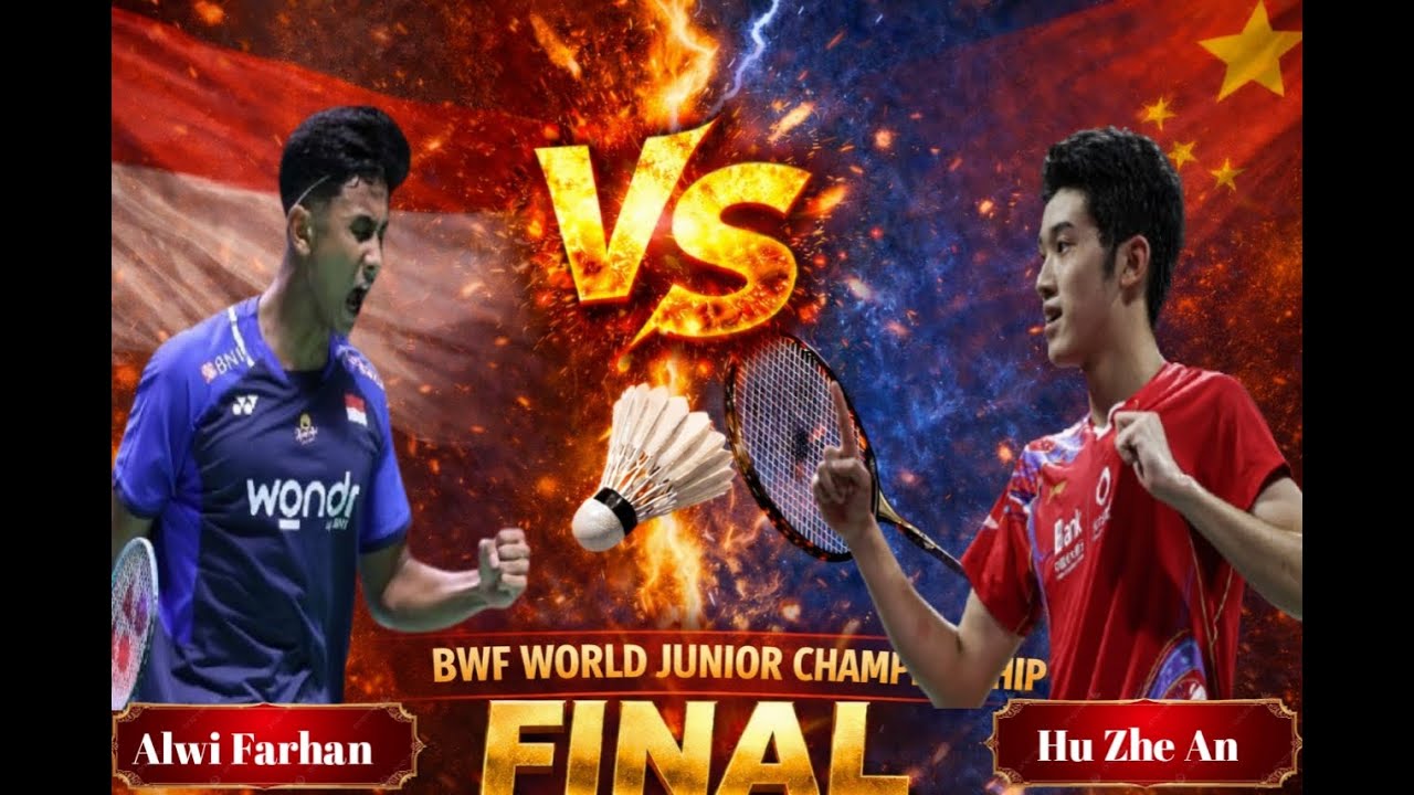 Momen Haru Alwi Farhan Juara Dunia🔥🔥😱|| BWF World Junior Championship 2023||