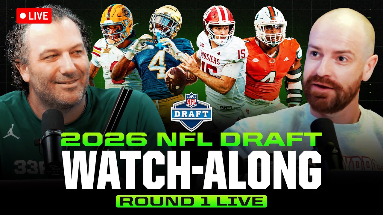 2026 NFL Draft Round 1 🚨 LIVE Watch-Along 👀
