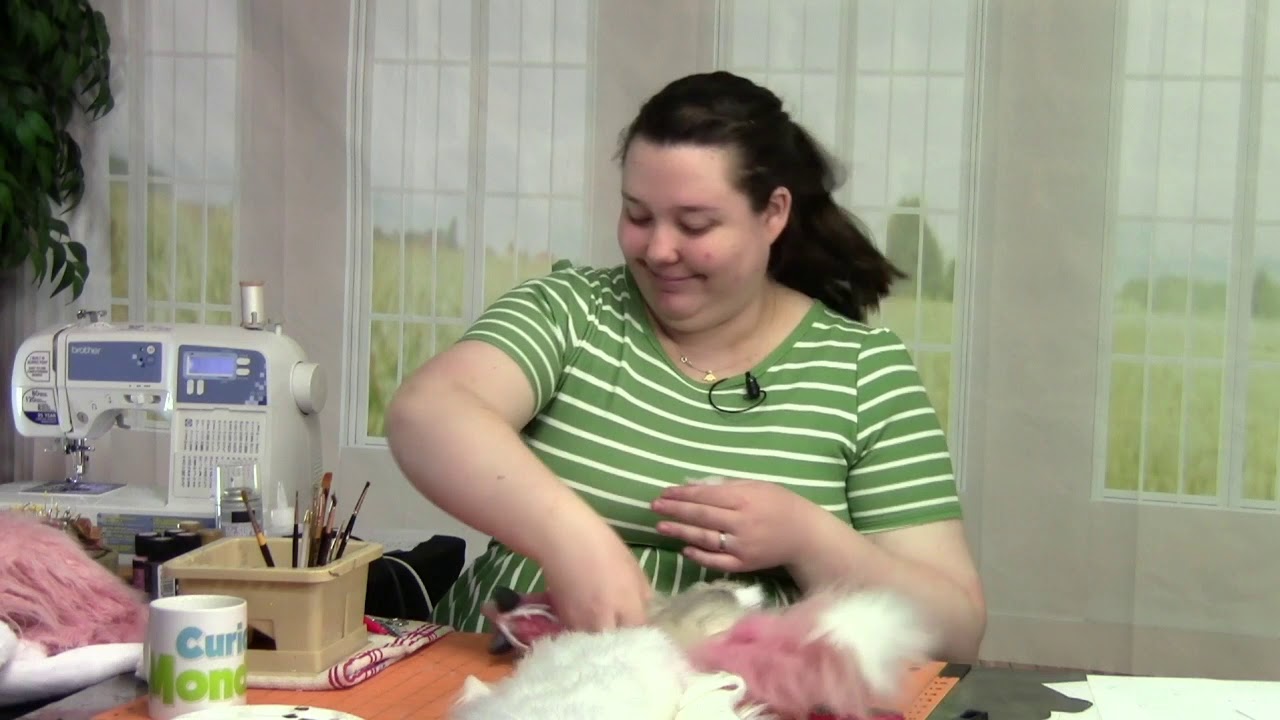 Applying the Fur for a Fantasy Fox Posable Art Doll with Jenny Roemmich