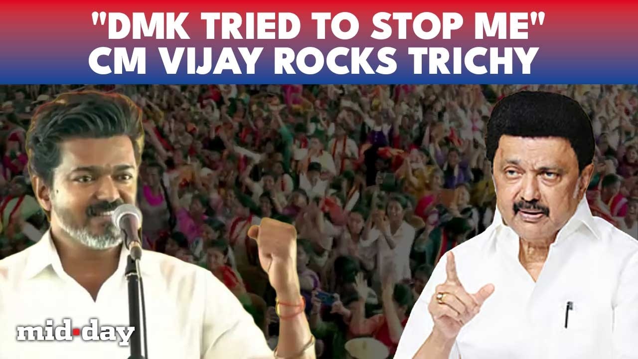 CM Vijay FIRST MEGA RALLY Highlights: TVK Chief DARES DMK, Reveals Tamil Nadu Vision In Viral Speech
