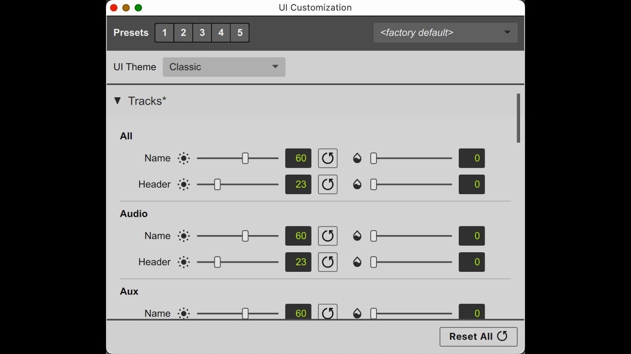 Pro Tools 2025.10 - Change Color of Track Name