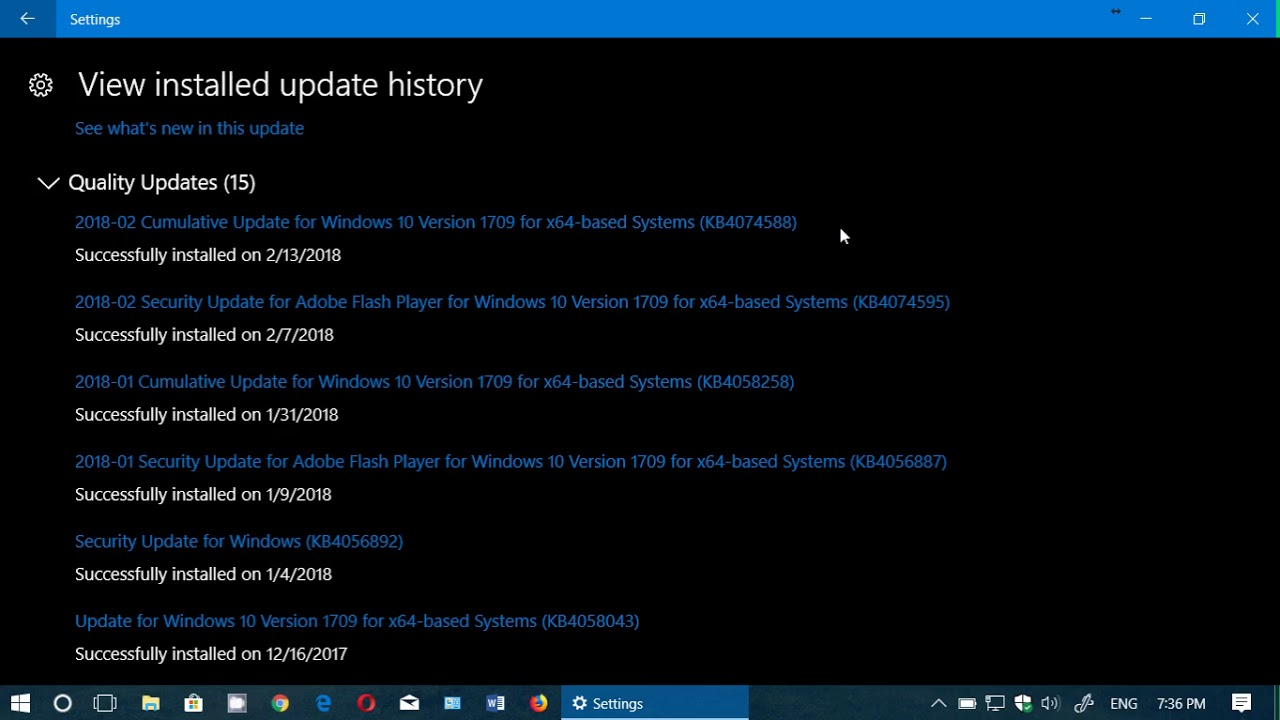 Patch Tuesday Security updates and bug fixes released February 13th 2018