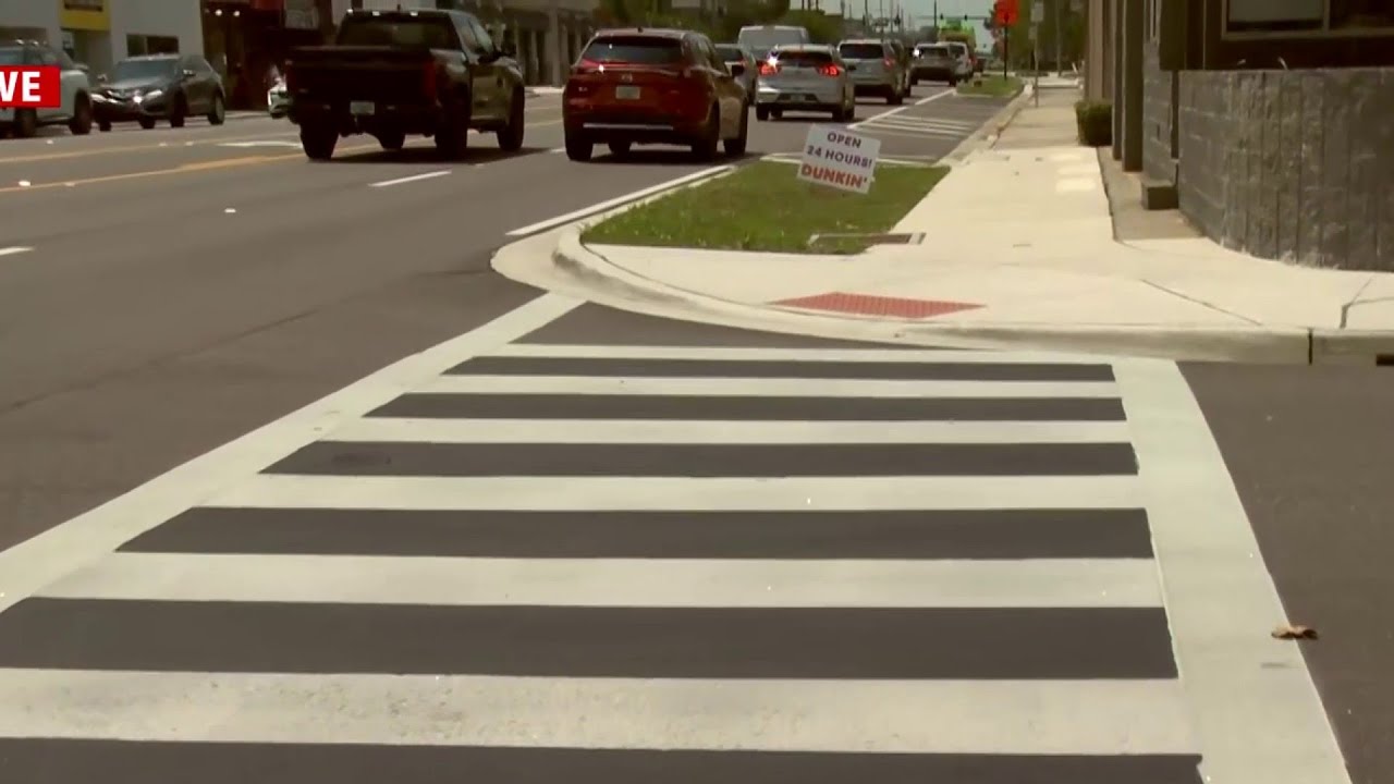 Rainbow crosswalk near Pulse Nightclub in Orlando removed overnight