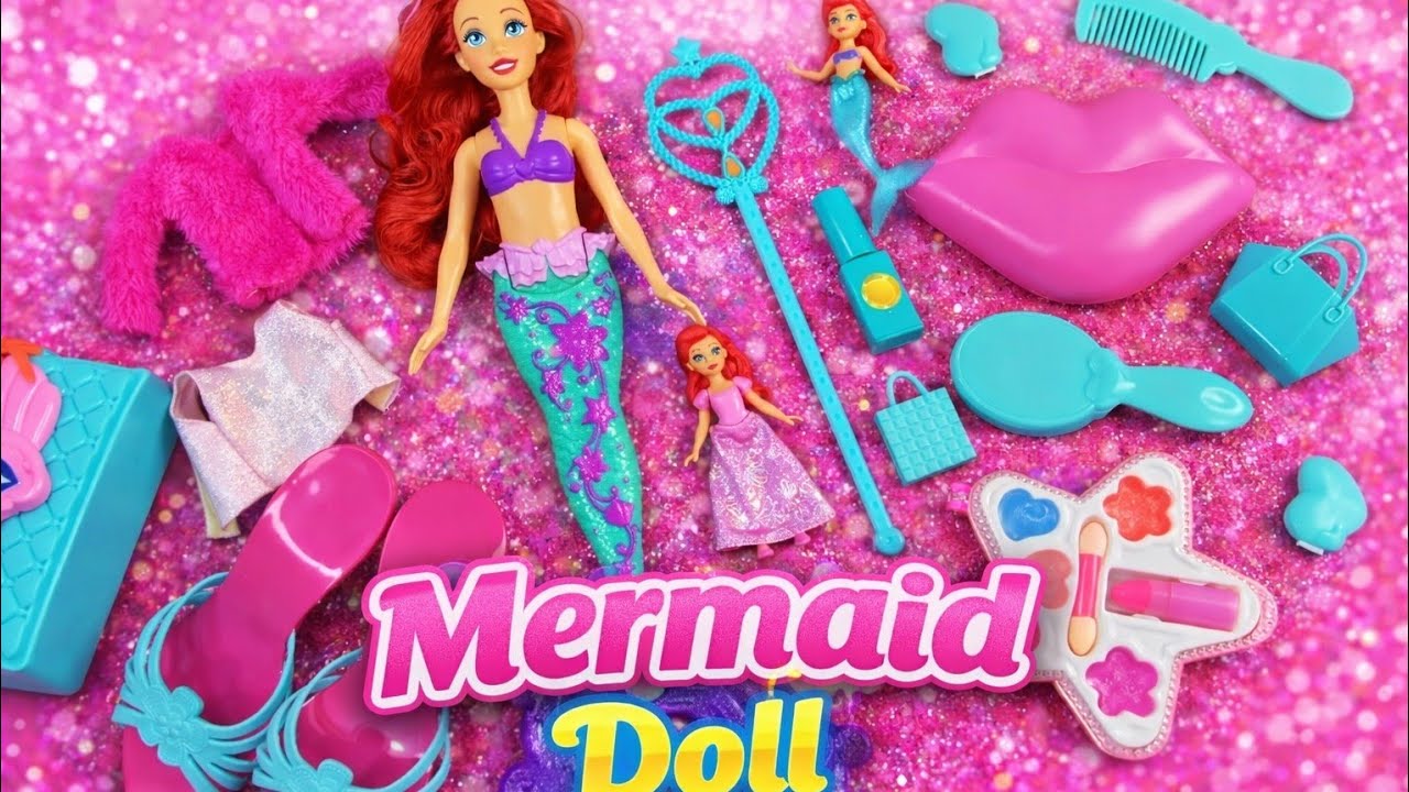 👛 amazing  Barbie Doll Accessories Collection | , Makeup & Cute Shoes 