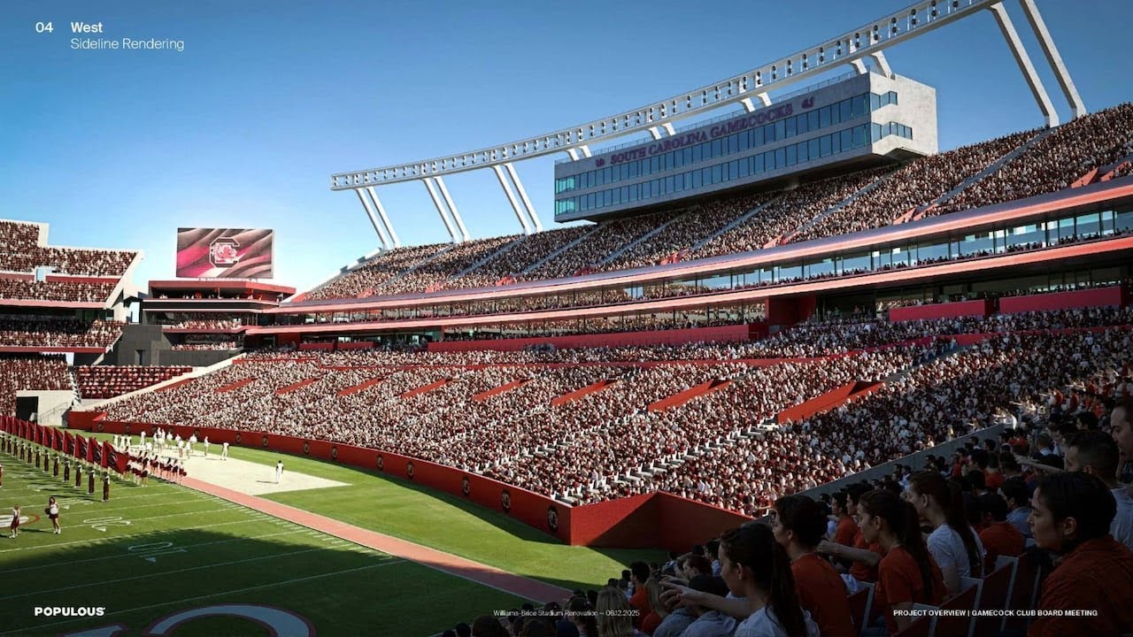 LOOK: New renders of planned Williams-Brice Stadium renovations