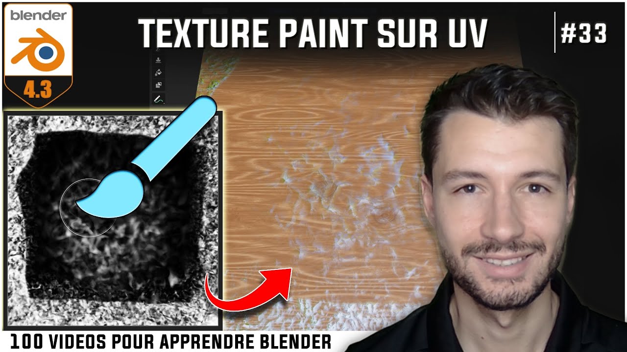 #33 | UV ET TEXTURE PAINT - Apprendre Blender en 100 vidéos [TUTO FR]