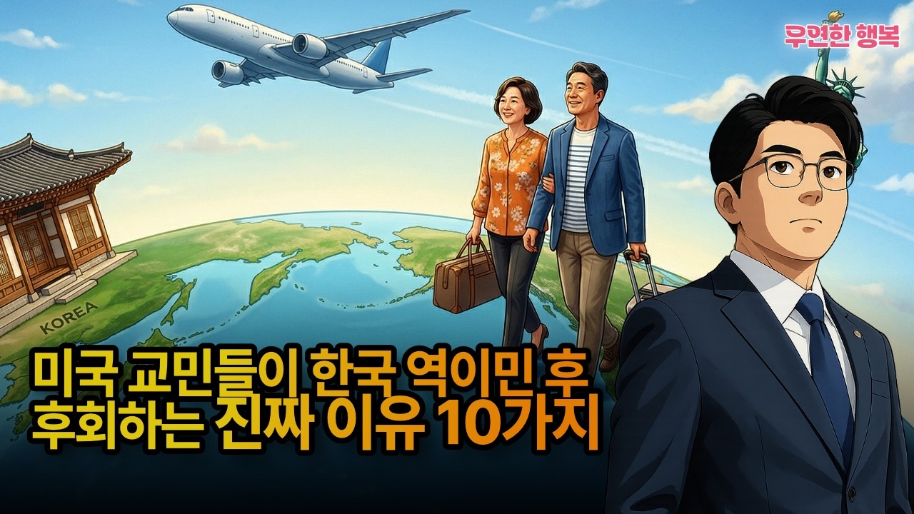 미국 교민들이 한국 역이민 후 후회하는 진짜 이유 10가지
