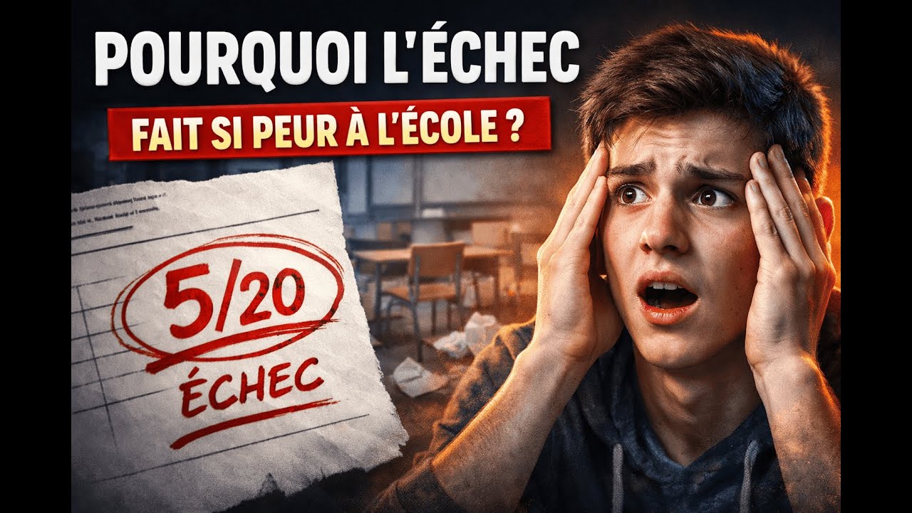 Pourquoi l’échec fait si peur à l’école ?