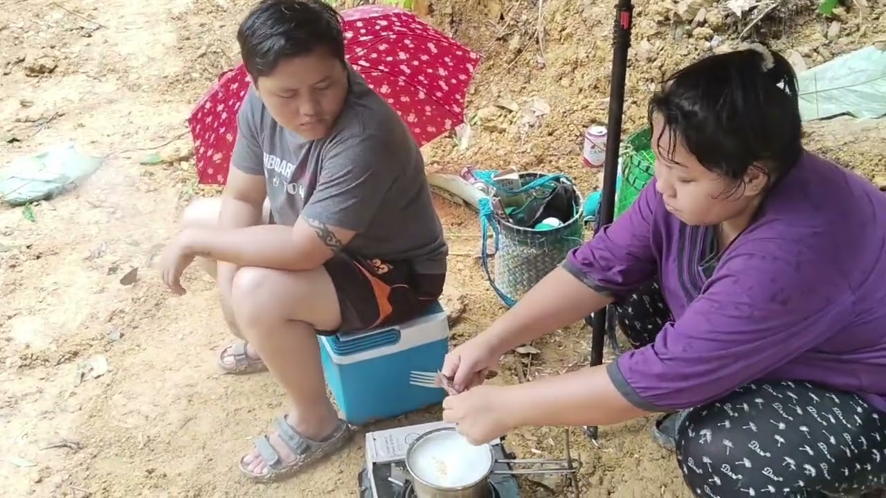 Perjalanan ke tempat nyungkul tanah 
