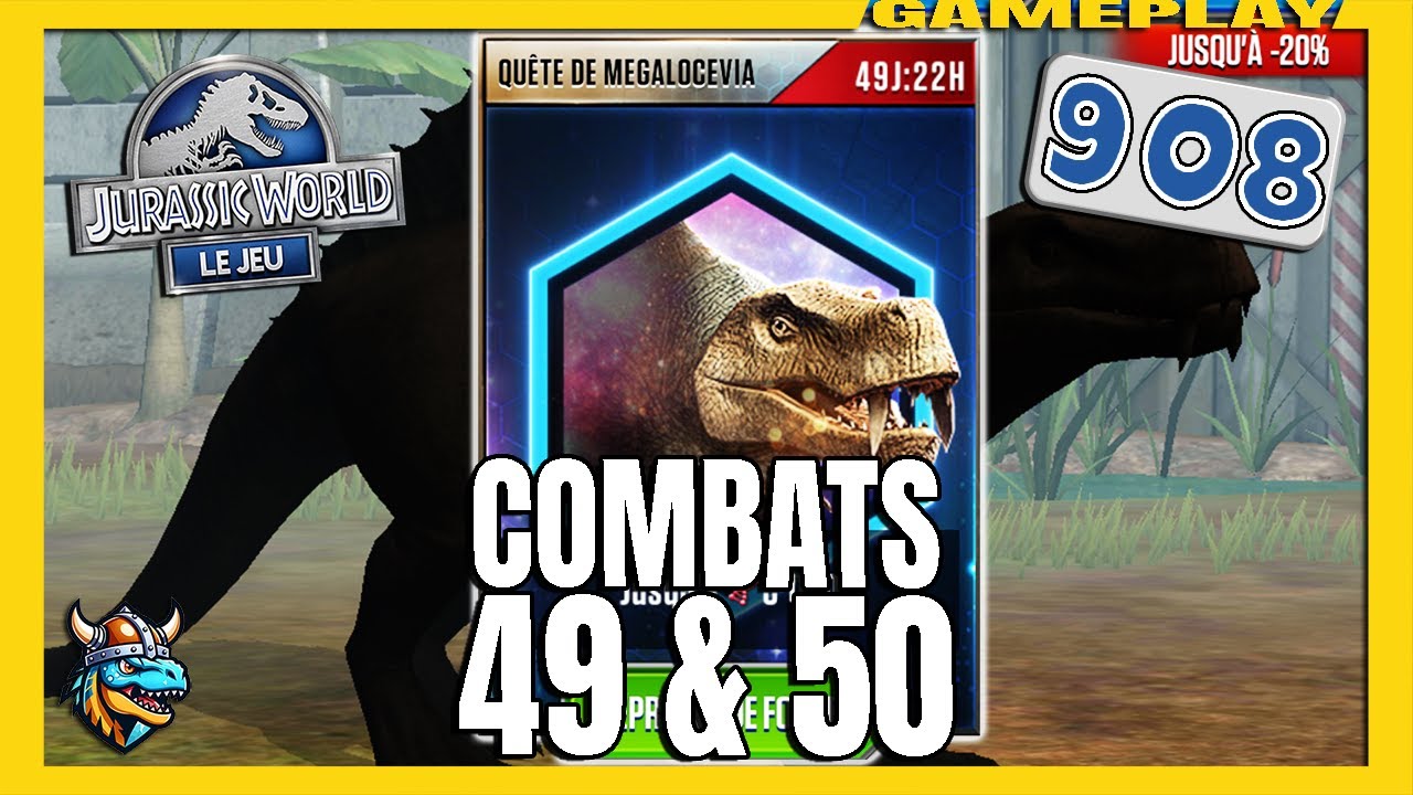 LES ULTIMES COMBATS, QUÊTE DU MEGALOCEVIA ► JURASSIC WORLD: Le Jeu #908 - royleviking
