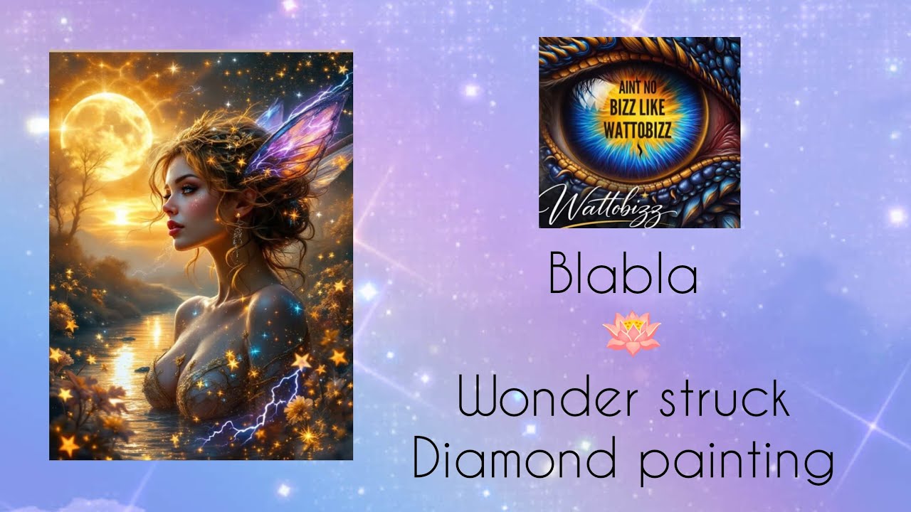 💖 Wonder struck 💖 on commence cette beauté 🥰😻😻 #wattobizz #diamondpainting 