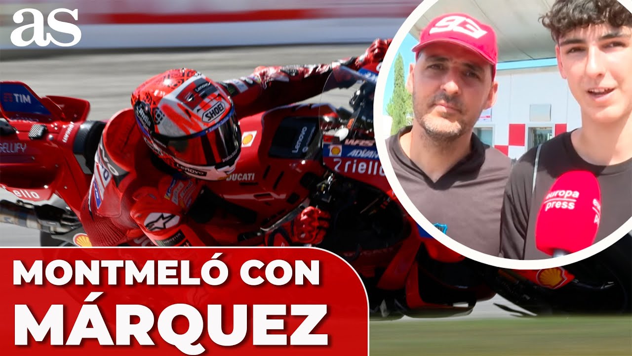 FANS con los OJOS PUESTOS en MARC MÁRQUEZ, en el ambiente del CIRCUITO de MONTMELÓ