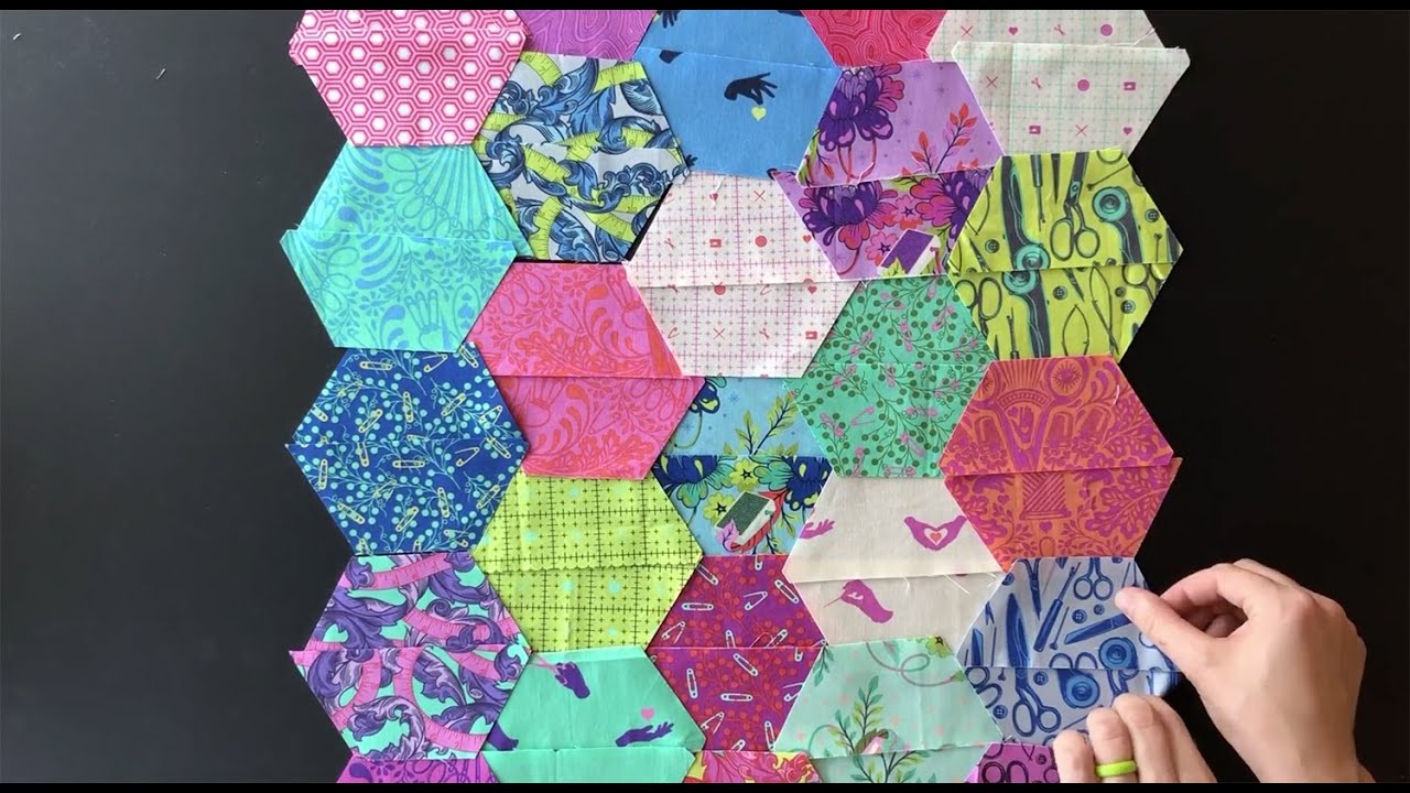 Journey to Nebula: Piecing for the Lucky Charm Pillow