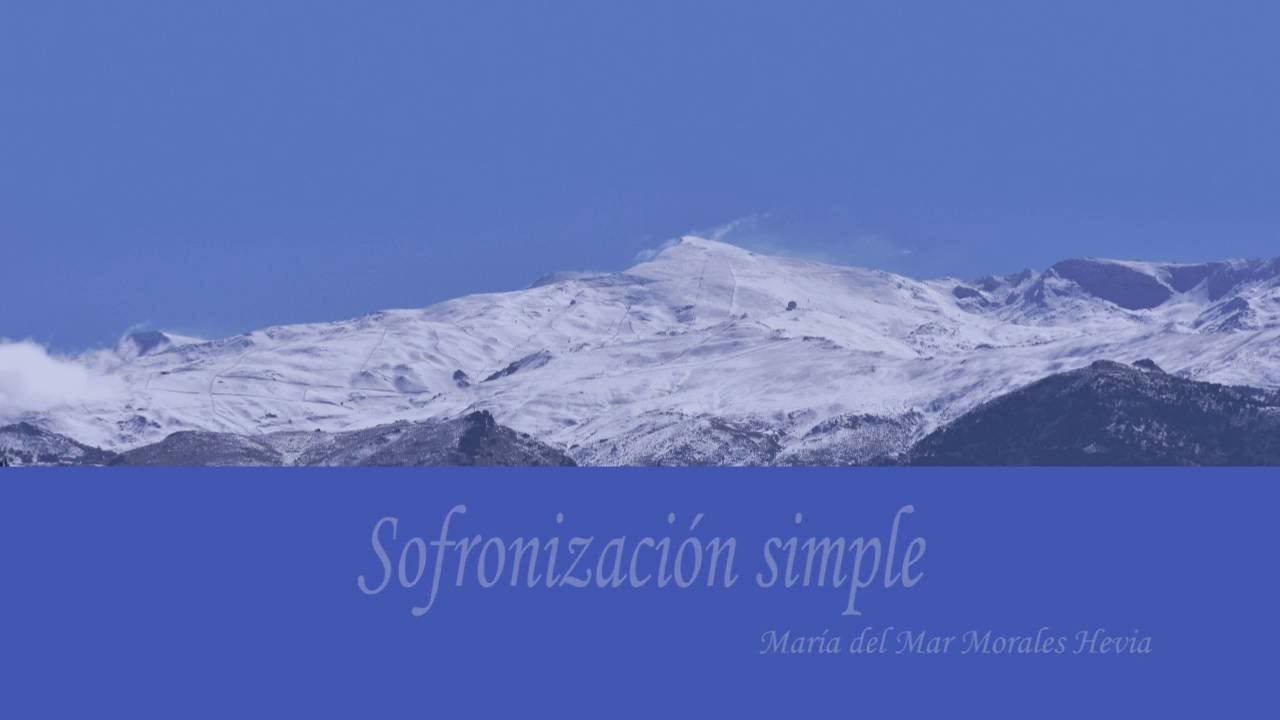 Sofronización simple