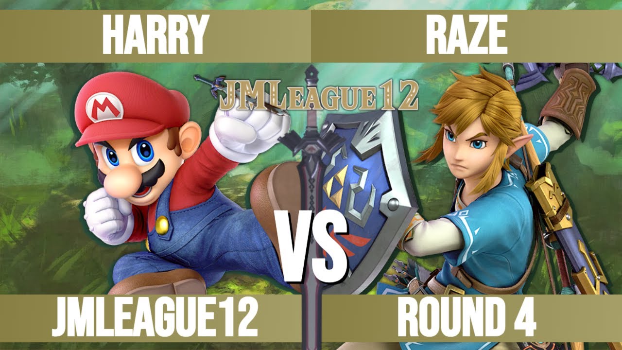 Harry (Mario) vs RaZe (Link) - JMLeague12 Round 4