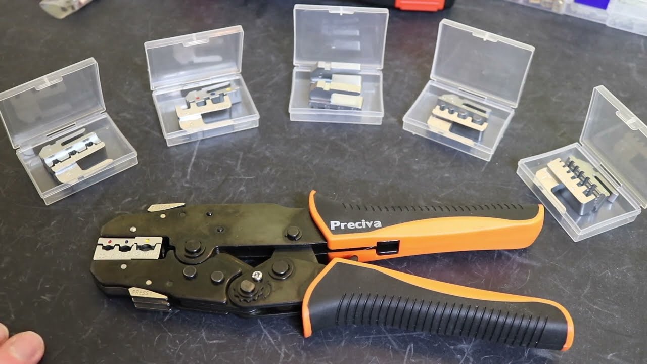 Preciva 6 in 1 Interchangeable Crimper Set