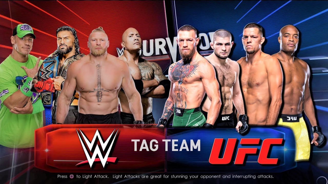 WWE vs. UFC  | Tag Team ELIMINATION Match | WWE 2K22