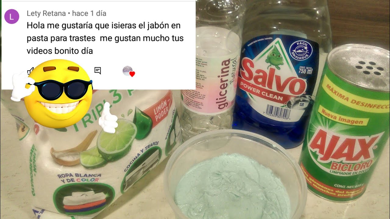 Cómo hacer Jabón  para trastes en pasta económico y eficaz. Parte 1 🙂