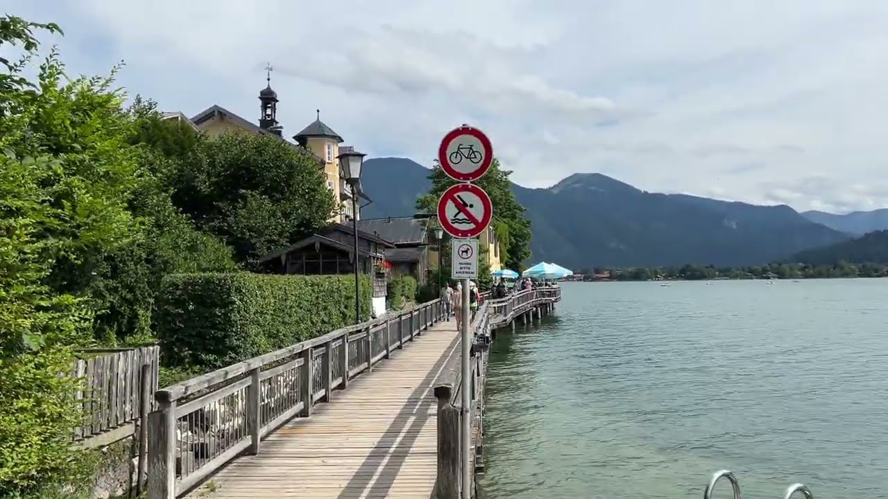 Afternoon Walk from Tegernsee to Rottach-Egern - Bavaria, Germany