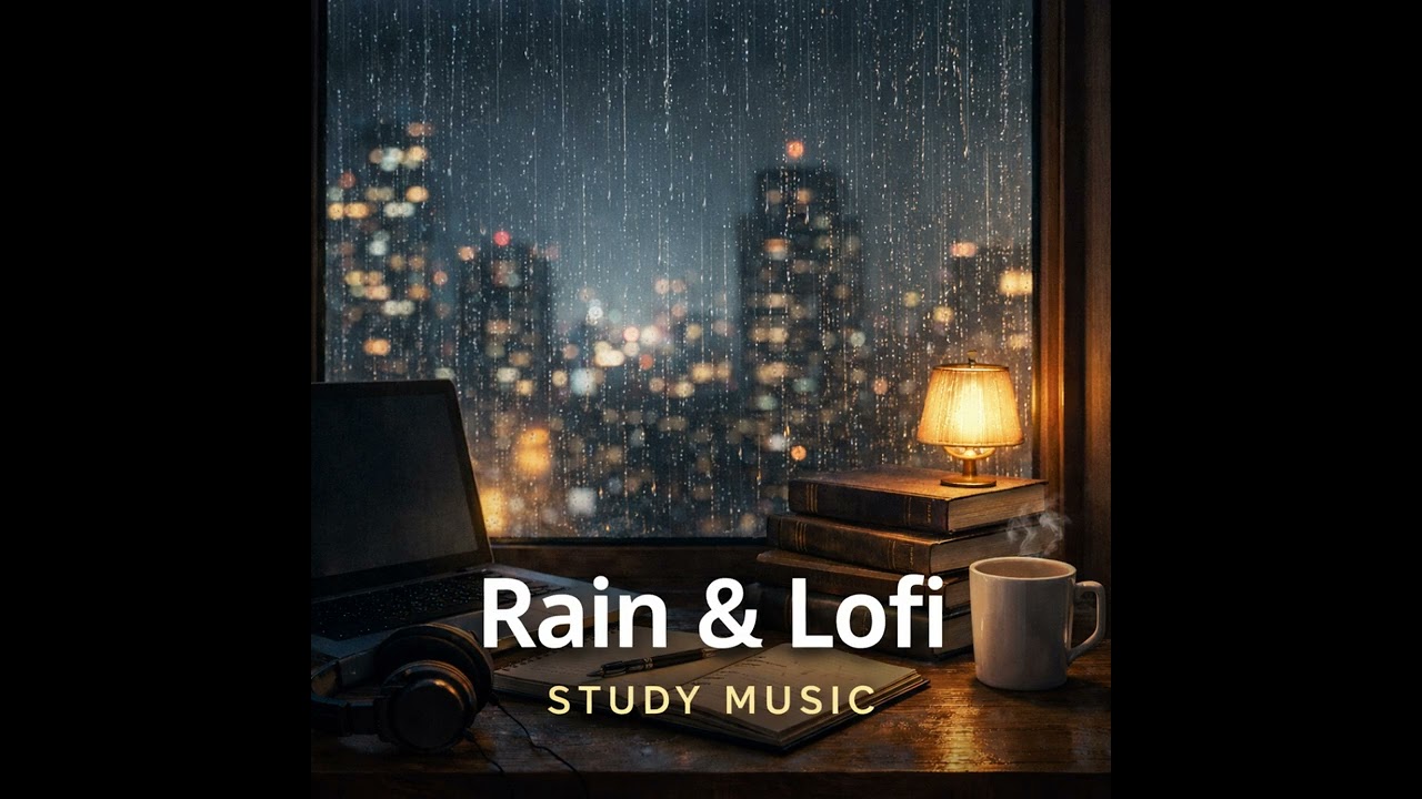 Rain & Lofi Study Music 🌧 Deep Focus Background for Studying, Reading & Work