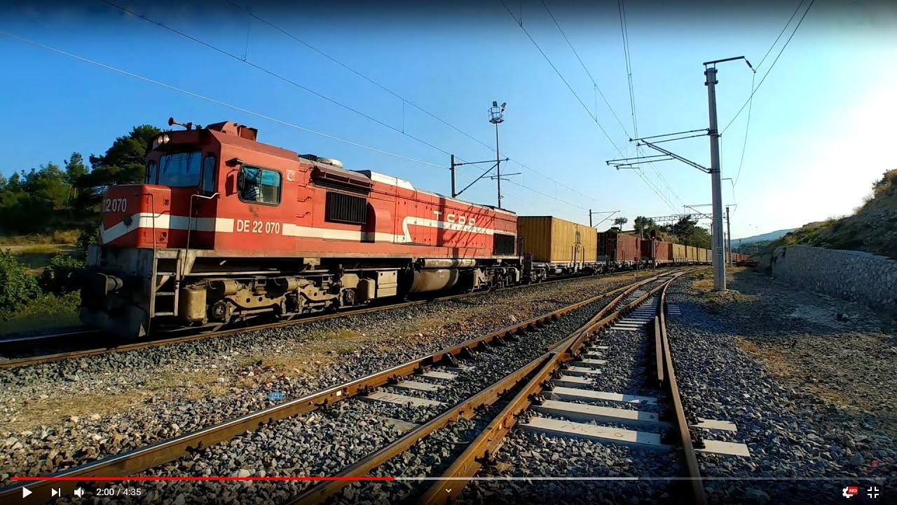 Karaisalı Bucağı Güney Girişi & DE22070 Motor Sesi Km 315+501/K.Bucağı Station&G26CW-2)Engine sound
