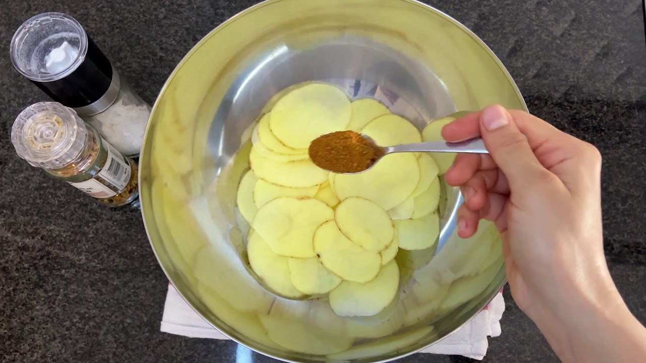 Fırında Patates Cipsi | Atıştırmalık Tarifi