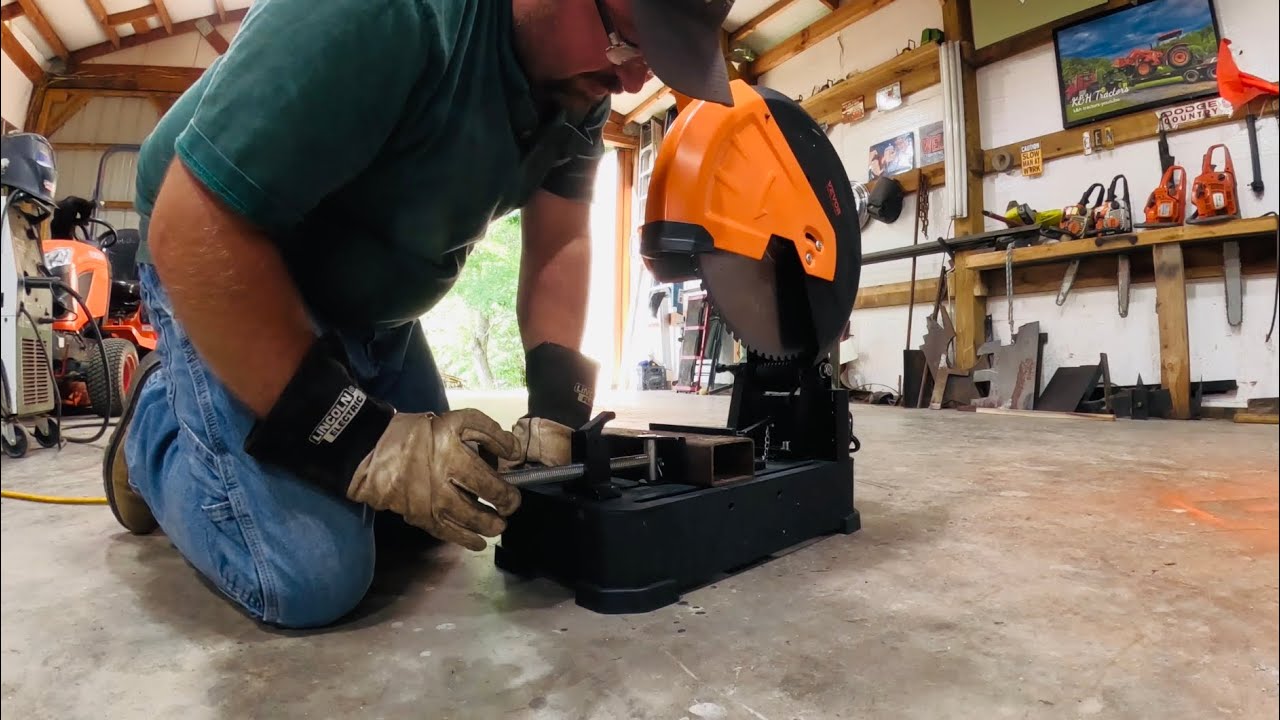 Testing a Cold Cut Metal Chop Saw by VEVOR!
