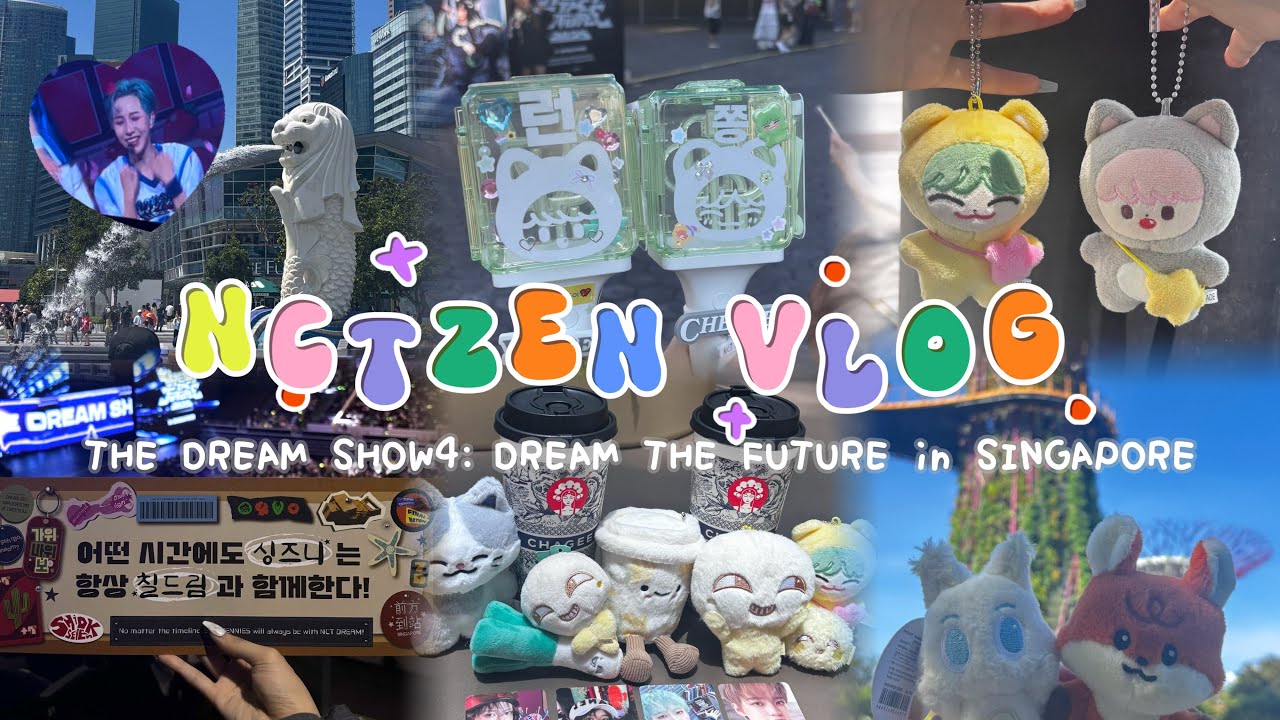 [ NCTzen VLOG ] ドリムに会いたくてシンガポールに行ってきた！🇸🇬 / THE DREAM SHOW4 in SINGAPORE / ドリショ4 / 시즈니 브이로그 / 空港泊