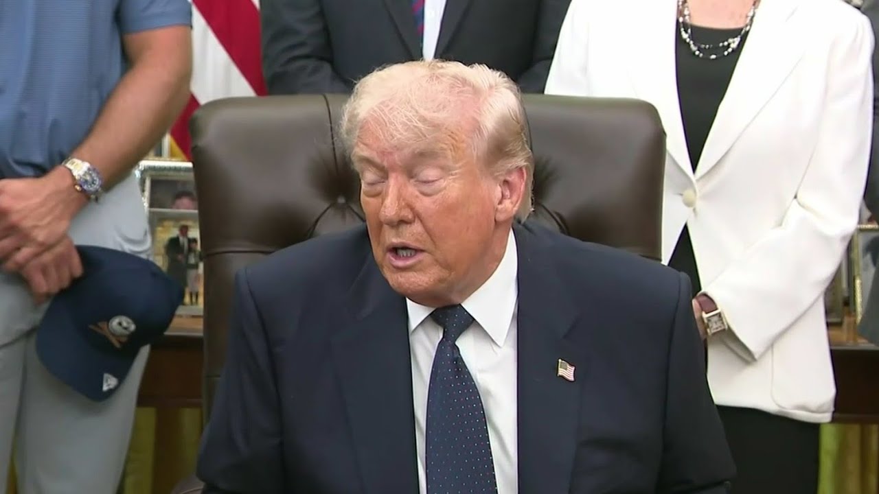 President Donald Trump threatens Iran with more attacks if Strait of Hormuz isn't reopened