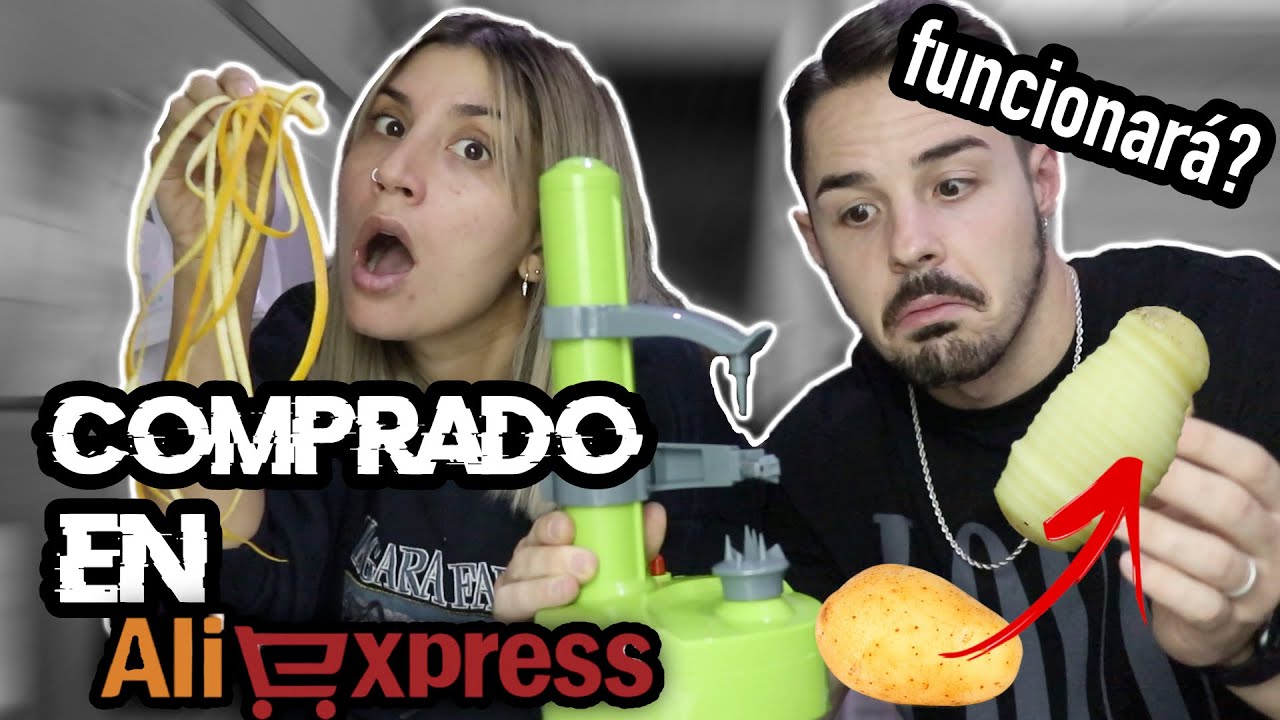 COMPRADO en ALIEXPRESS - PROBANDO un PELADOR electrico 😂 FUNCIONARA? Life Hacks de cocina