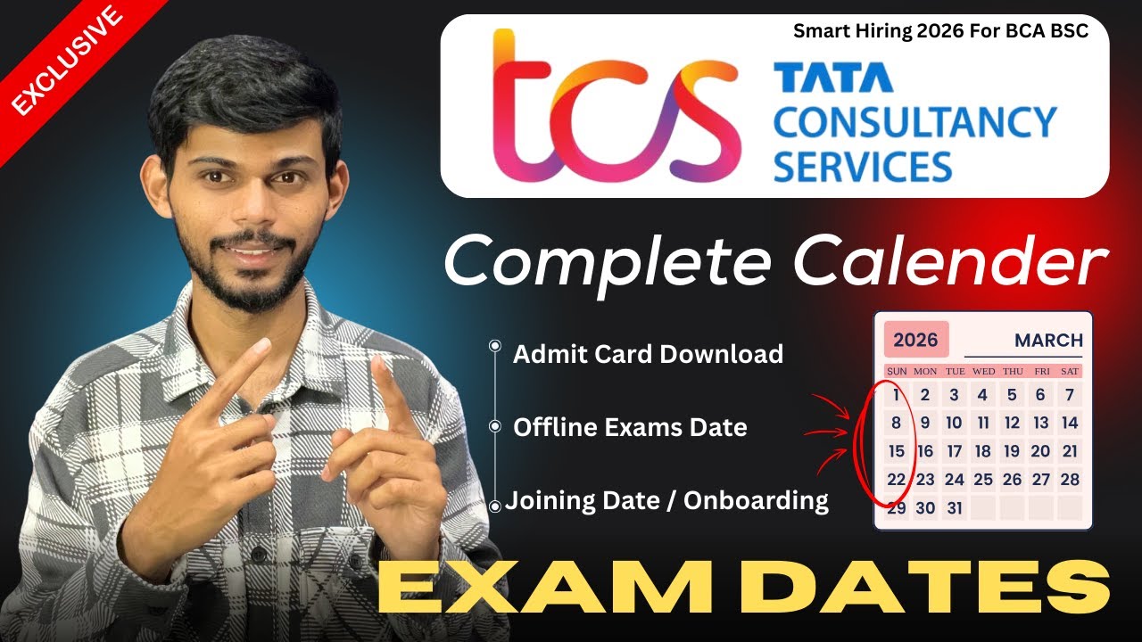Утечка полной информации о программе TCS Smart Hiring 2026 😱 | Приглашение на экзамен &rarr; Экзамен &rarr;...
