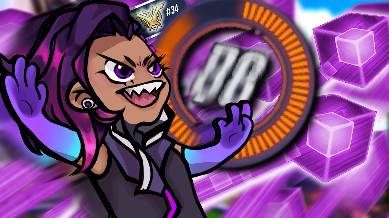 🎩 CAPTIVATING SOMBRA GAMEPLAY🎩GRINDING LADDER COMPETITIVE GAMING🎩
