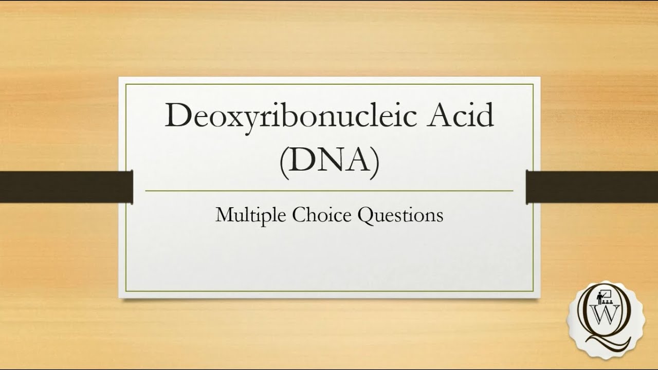 Biology Exam Preparation | DNA | Multiple Choice Questions | 25 MCQs  Solved | Inter Level