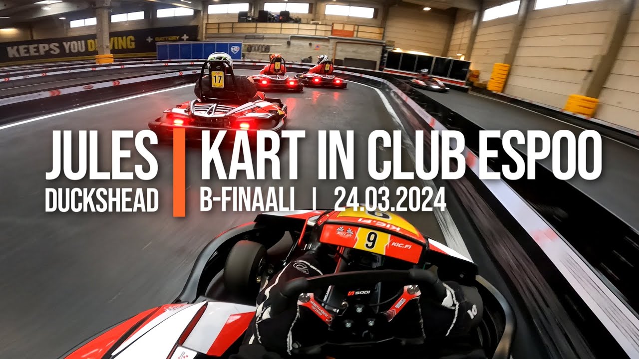 Kart in Club Espoo 23.03.2024, Kart-Keket, Jules Duckshead, B-Finaali