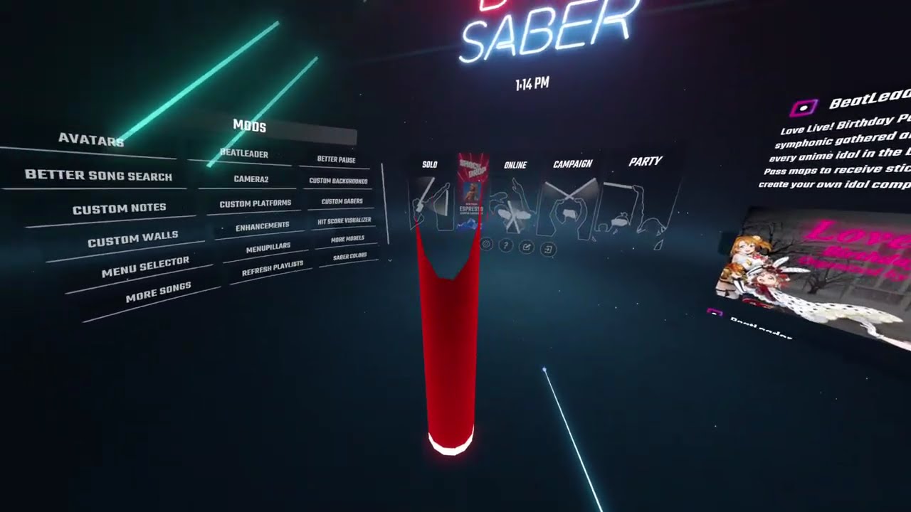 Beat saber taking song requests and having fun!