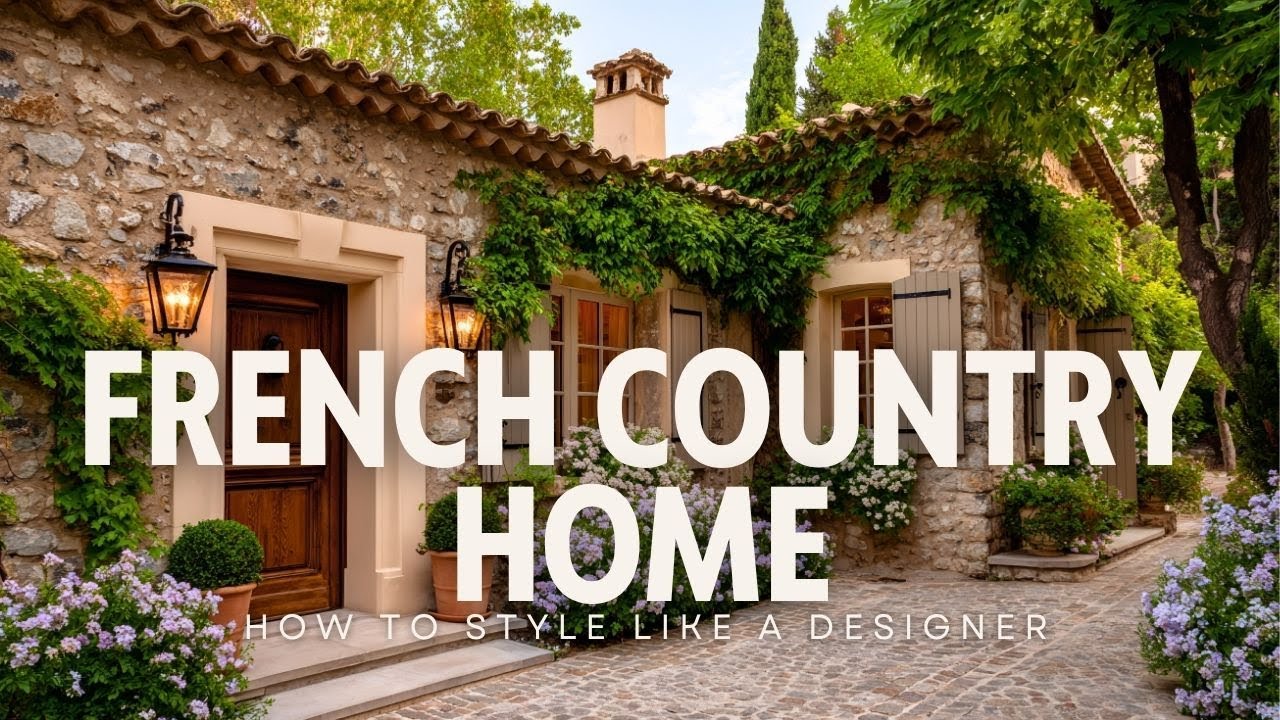 How to Style a French Country Home Like a Designer : Soft, Neutral & Elegant Decor Tips