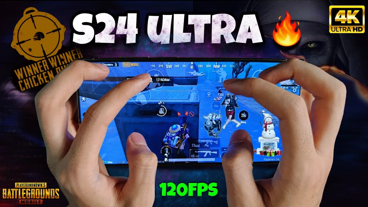 SAMSUNG S24 ULTRA 🔥 HANDCAM PUBG TEST IN 2025 😍 SMOOTH + 120FPS 😱 | UPDATE 3.9 PUBGMOBILE!