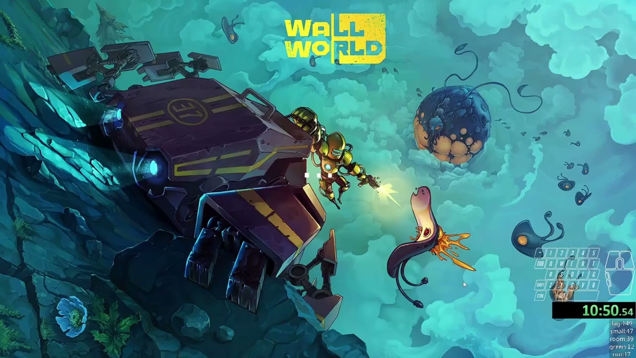 Wall World Any% speedrun in 42m01 [WR]