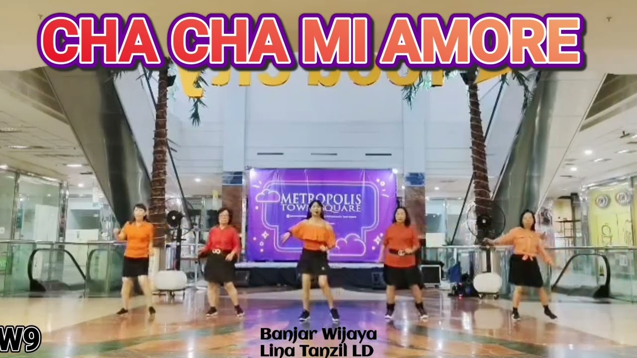 CHA CHA MI AMORE Line Dance (Demo: Lina Tanzil & Friends Banjar Wijaya) - 130326