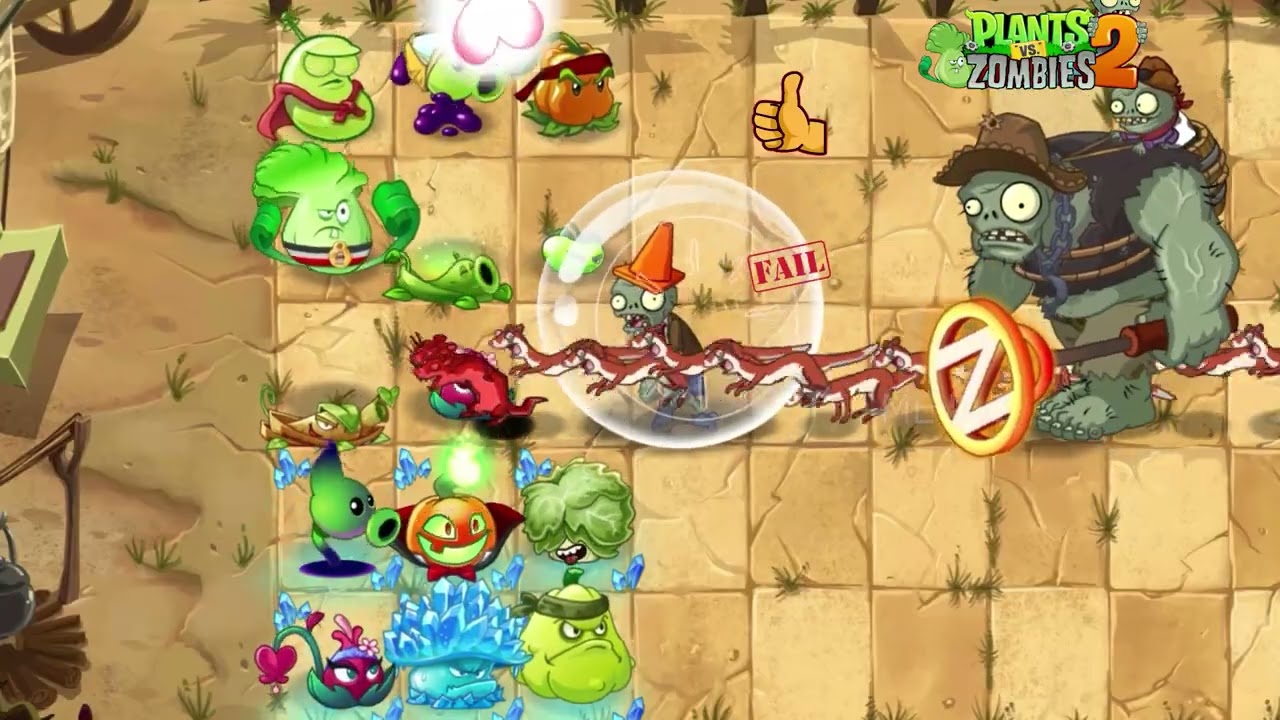 PvZ 2 - Random Team plant Vs  Wease & Garantuar Zombies - What Team will win ?