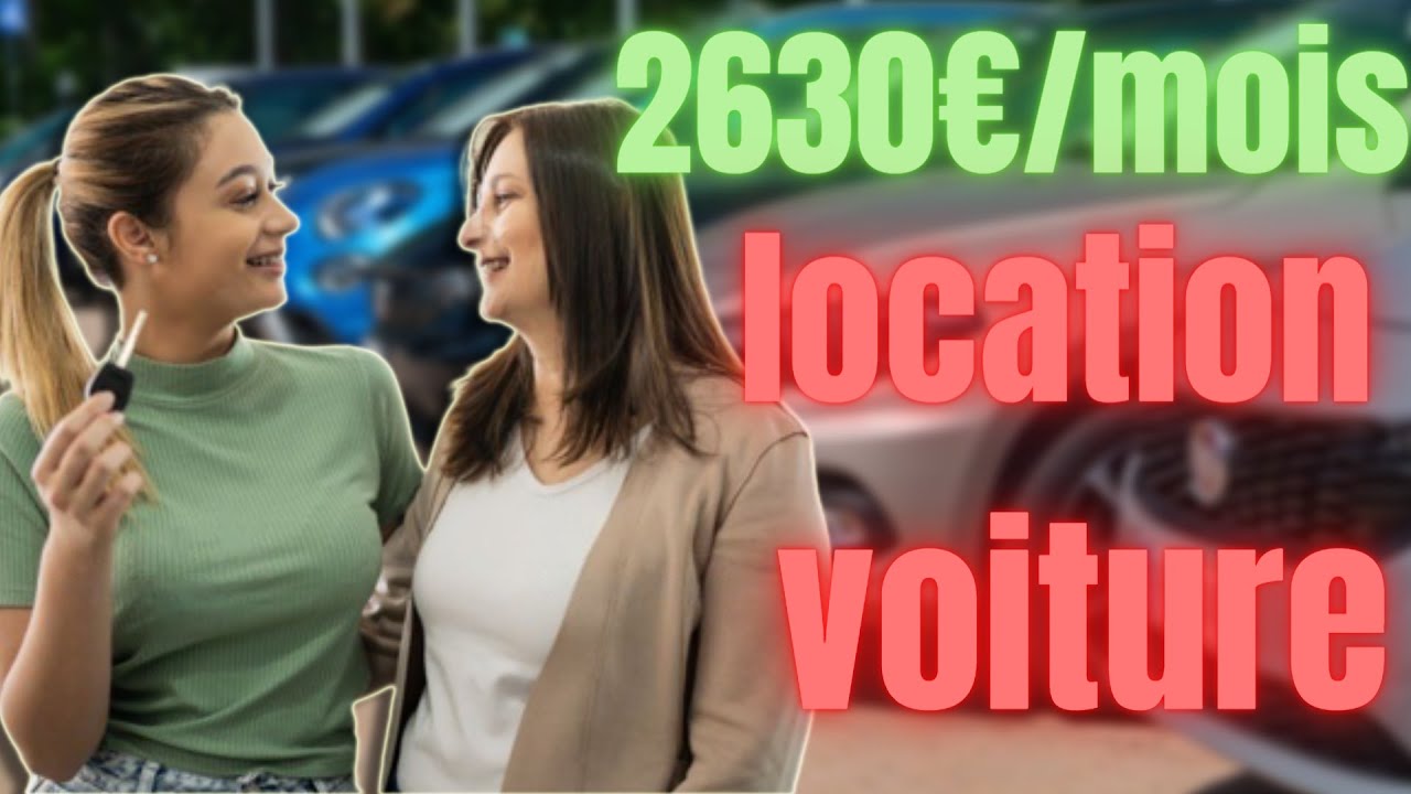 LOCATION DE VOITURE SUR OUICAR ET DRIVY 2630&euro;/MOIS