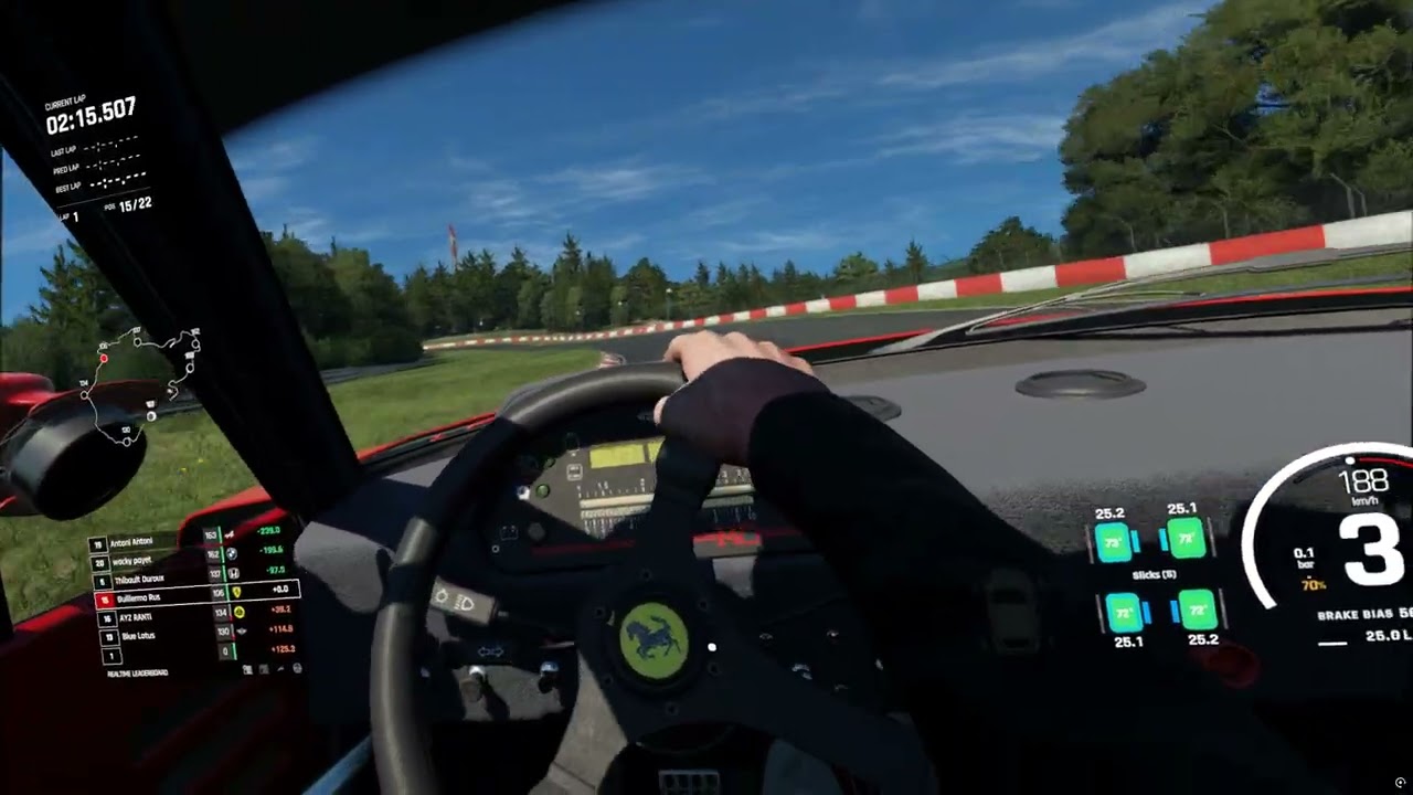 AC Evo - Nordschleife Touristenfahrten - Ferrari F40 LM