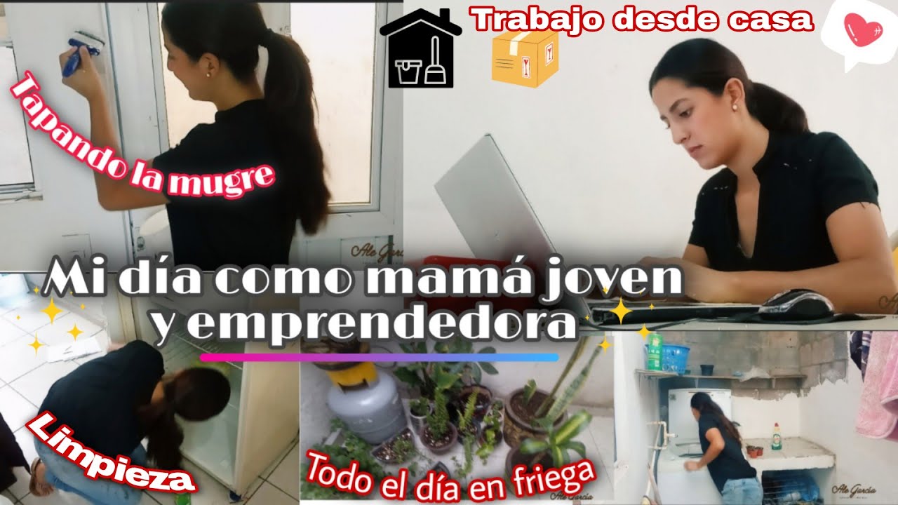 Mi Día Como Mamá Emprendedora | Tapando la mugre 🙈 Ale García ✨