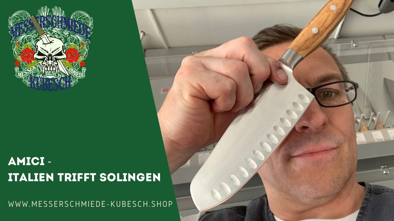 Amici - Geschmiedet in Deutschland, begeistert von Italien. Alicia Messer von Wüsthof Solingen.