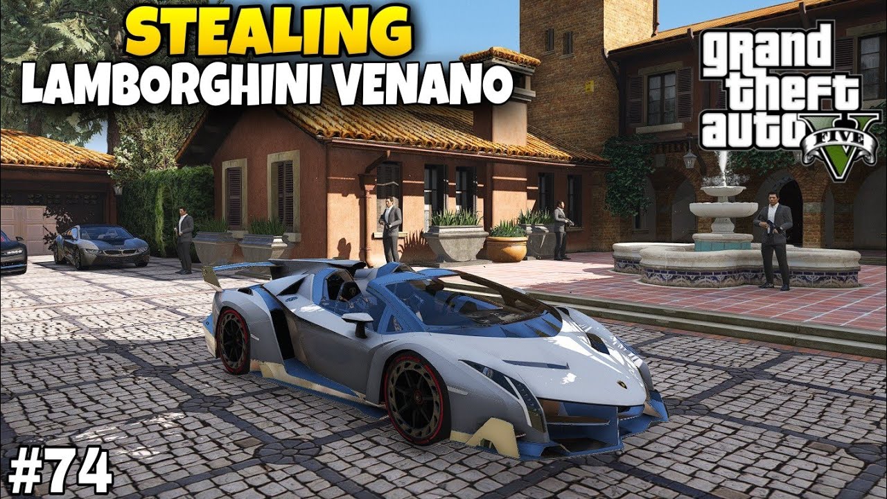 Stealing Lamborghini VENANO from a Billionaire || IK PLAYS || #gta5 #lambhorgini #supercars