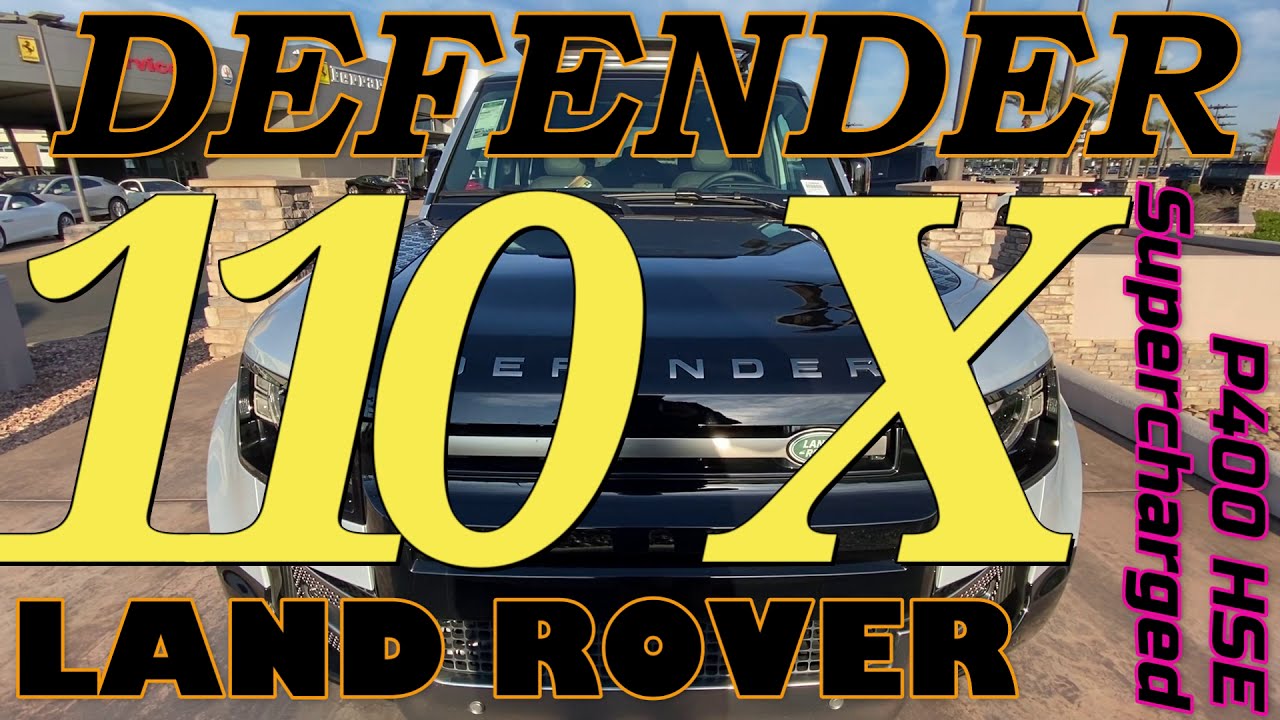 2021 Land Rover 110 Defender X  |  Explorer Pack  |  Supercharged Inline-6  |  395HP  |  295 Torque