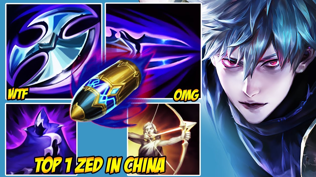 WILD RIFT CHINA TOP 1 ZED - FASTEST ZED PLAYER EVER! (UNBELIEVABLE)