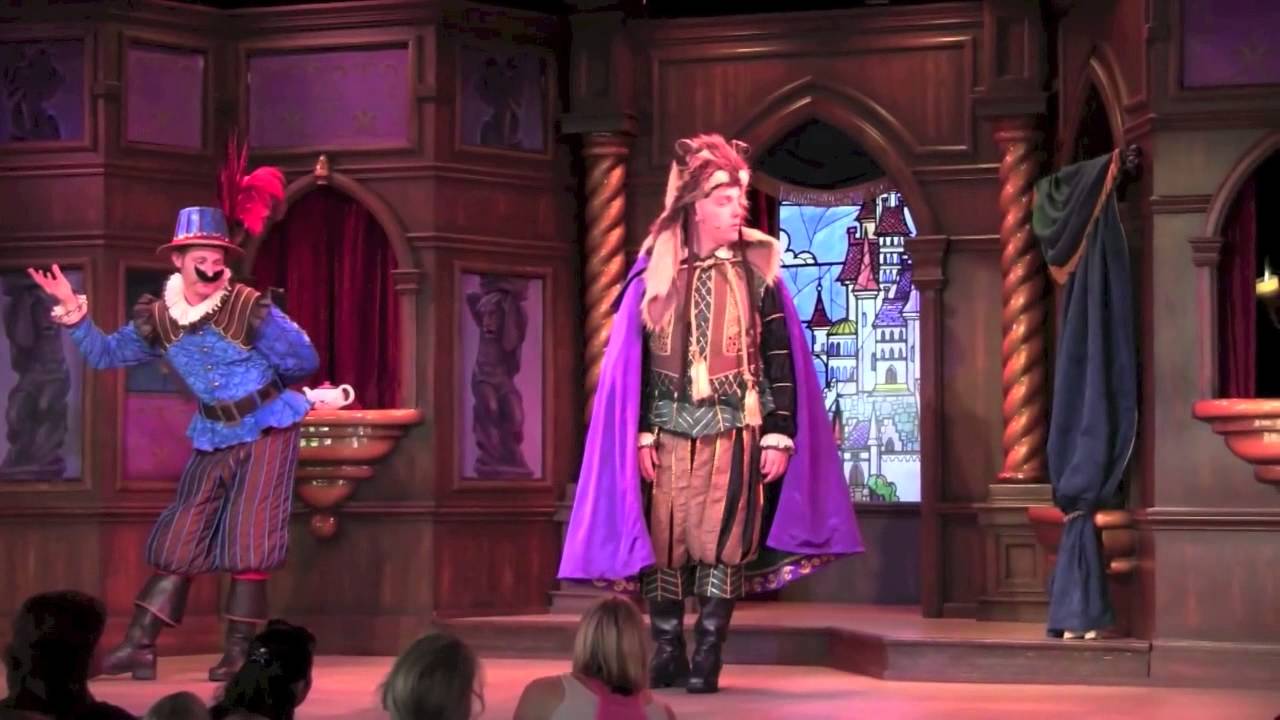 Beauty and the Beast performed in the Royal Theatre of Fantasy Faire at Disneyland